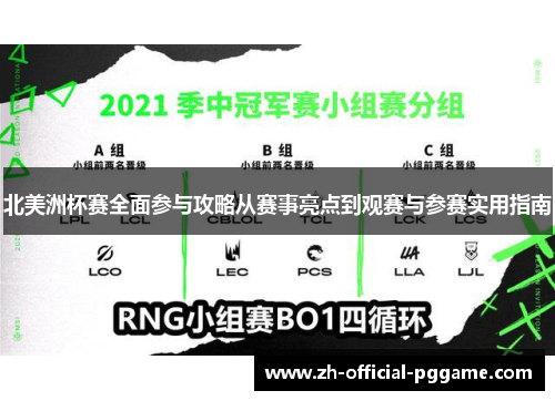 北美洲杯赛全面参与攻略从赛事亮点到观赛与参赛实用指南